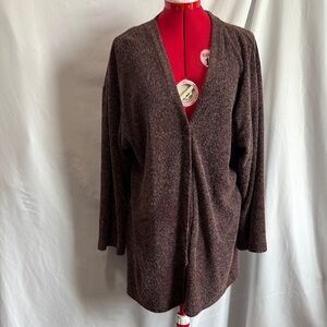 MM372 Elegant Brown Women's Cardigan